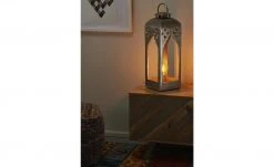 Fischer-Honsel Laterne, 1-flammig, nickel antik ´groß`