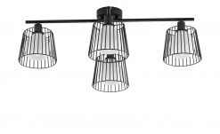 Deckenleuchte, 4-flammig, Draht/schwarz 11 Deckenleuchte, 4-flammig, Draht/schwarz -Innenleuchten Verkaufsladen 11684956 5 202007080958