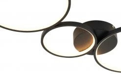 Trio LED-Deckenleuchte, schwarz `Ringe´ -Innenleuchten Verkaufsladen 11685013 1 202009172241