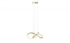 Wofi LED-Pendelleuchte, goldmatt, geschwungen -Innenleuchten Verkaufsladen 11685036 5 202104072233