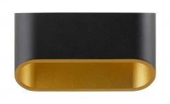 Meisterleuchten LED-Wandleuchte, 2-flammig, schwarz/gold -Innenleuchten Verkaufsladen 11685144 2 202007080955