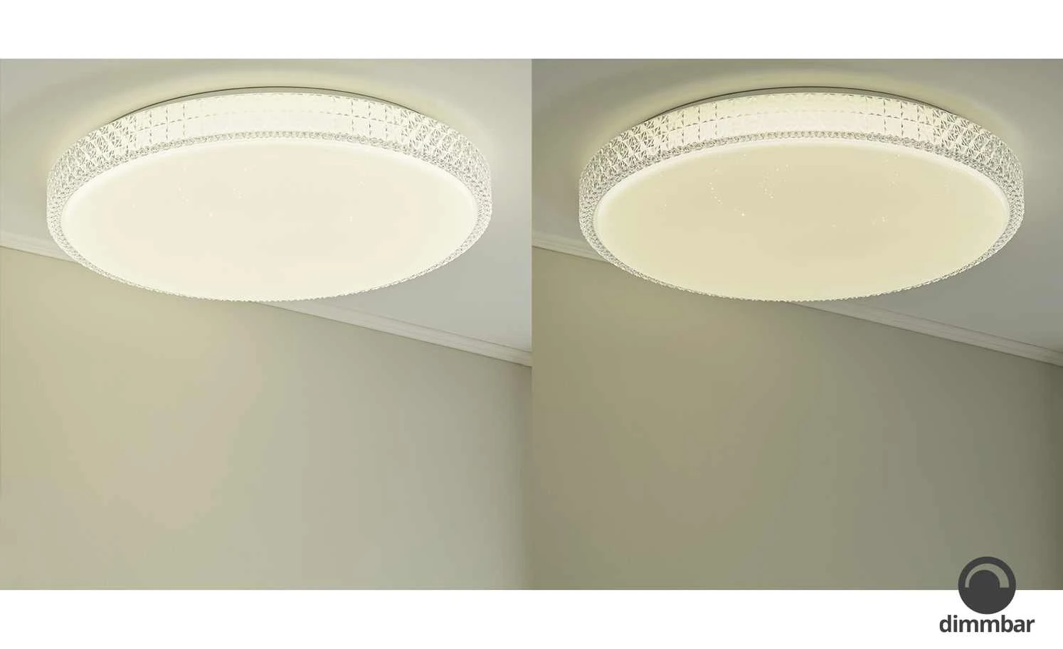 Paul Neuhaus Smart Home-Deckenleuchte, 1-flammig, Kristalloptik 3 Paul Neuhaus Smart Home-Deckenleuchte, 1-flammig, Kristalloptik – Bild 3