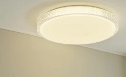 Paul Neuhaus Smart Home-Deckenleuchte, 1-flammig, Kristalloptik