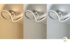 Paul Neuhaus Smart Home-Deckenleuchte, Nickel matt, geschwungen -Innenleuchten Verkaufsladen 11685175 5 202001312235