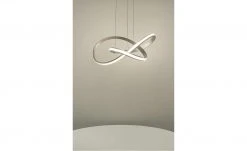 Paul Neuhaus Smart Home-Pendelleuchte, Nickel matt, geschwungen -Innenleuchten Verkaufsladen 11685176 2 202002052236