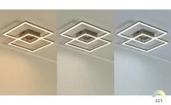 Paul Neuhaus Smart Home-Deckenleuchte, 2-flammig, Nickel matt -Innenleuchten Verkaufsladen 11685180 5 202001302236