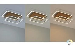 LED-Deckenleuchte, 2-flammig, Eiche natur -Innenleuchten Verkaufsladen 11685215 3 202012142250