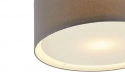 Deckenleuchte, 1-flammig, Stoffschirm grau 5 Deckenleuchte, 1-flammig, Stoffschirm grau -Innenleuchten Verkaufsladen 11685229 1 202006091056