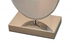 KHG Tischleuchte, 1-flammig, chrom, Stoffschirm eckig -Innenleuchten Verkaufsladen 11685286 4 202101112239