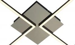 KHG LED-Deckenleuchte, 2-flammig, schwarz/chrom 6 KHG LED-Deckenleuchte, 2-flammig, schwarz/chrom -Innenleuchten Verkaufsladen 11685298 2 202007080957