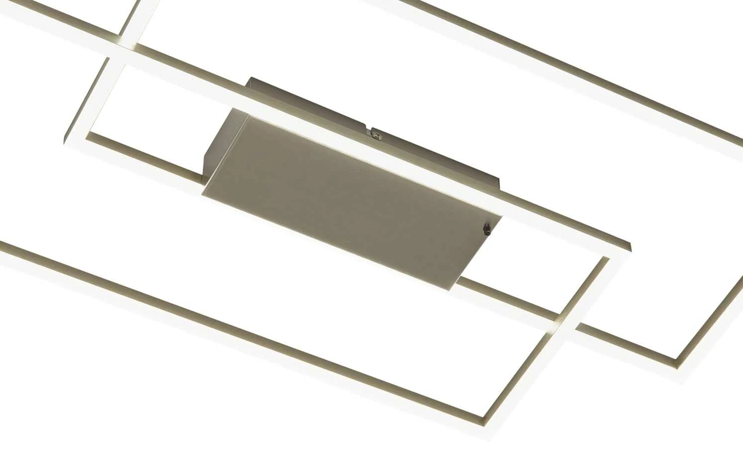 KHG LED-Deckenleuchte, 2-flammig, alufarben 5 KHG LED-Deckenleuchte, 2-flammig, alufarben – Bild 5