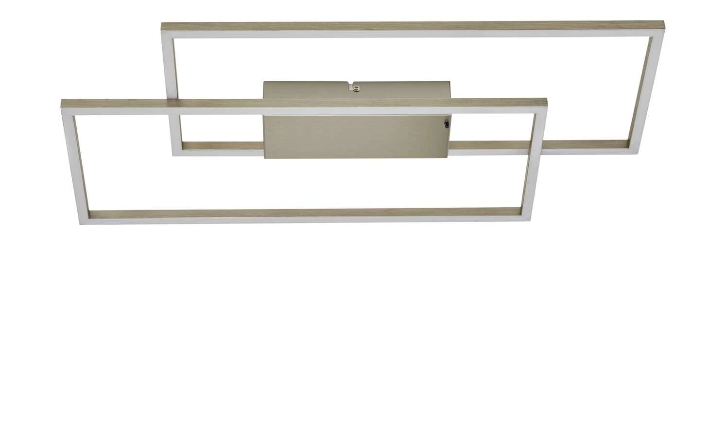 KHG LED-Deckenleuchte, 2-flammig, alufarben 4 KHG LED-Deckenleuchte, 2-flammig, alufarben – Bild 4
