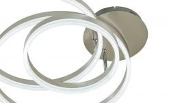 Meisterleuchten LED-Deckenleuchte, 3-flammig, Nickel matt `Ringe´ -Innenleuchten Verkaufsladen 11685305 1 202006091055