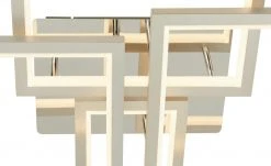 KHG LED-Deckenleuchte, 4-flammig, chrom, ´eckig´ -Innenleuchten Verkaufsladen 11685306 4 202006091055