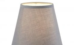 KHG Tischleuchte, 1-flammig, Stoffschirm grau -Innenleuchten Verkaufsladen 11685318 2 202010190928