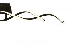 Meisterleuchten LED-Deckenleuchte, 2-flamiig, schwarz `gedreht´ -Innenleuchten Verkaufsladen 11685329 1 202103021436