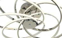 Meisterleuchten LED-Deckenleuchte, 6-flammig, chrom `gedreht´ -Innenleuchten Verkaufsladen 11685330 5 202104091234