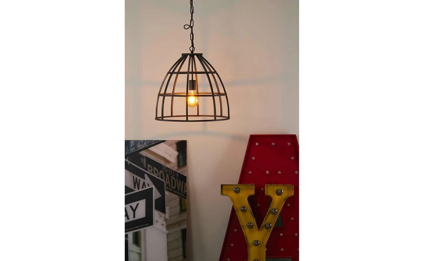 Pendelleuchte, Metall schwarz 2 Pendelleuchte, Metall schwarz – Bild 2