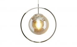 HOME STORY Pendelleuchte, 1-flammig, Rauchglas in chrom -Innenleuchten Verkaufsladen 11685377 2 202101041431