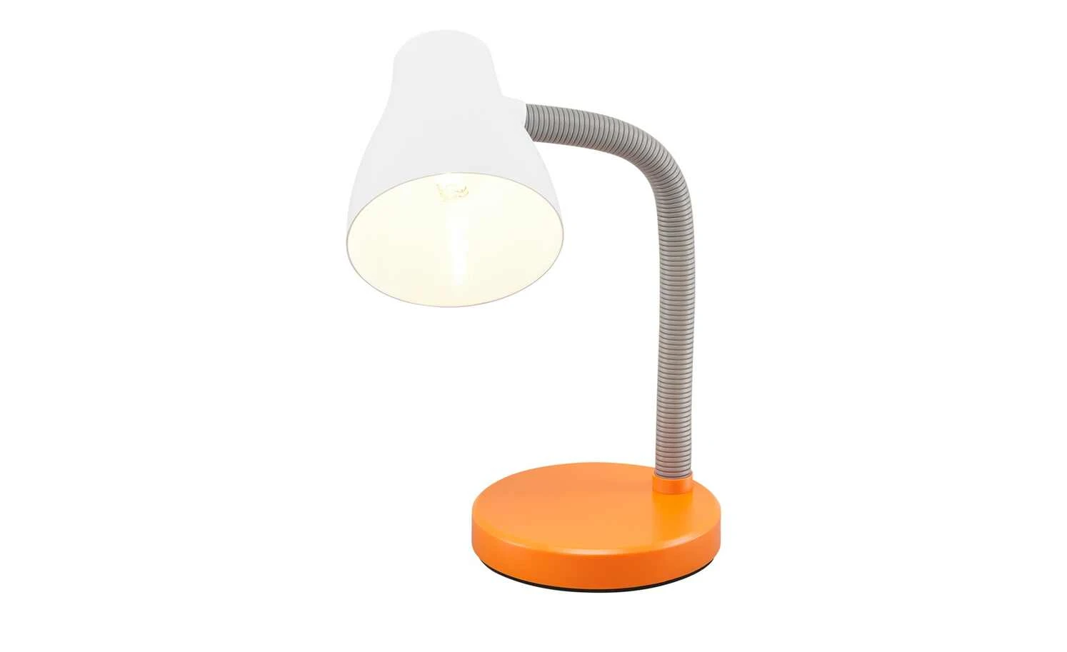 KHG Tischleuchte, 1-flammig, orange/weiß 4 KHG Tischleuchte, 1-flammig, orange/weiß – Bild 4