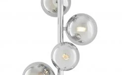 Meisterleuchten Stehleuchte, 6-flammig, chrom, Rauchglas-Kugeln -Innenleuchten Verkaufsladen 11685425 3 202010161831