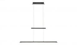 Fischer-Honsel LED-Pendelleuchte, schwarz-matt/Rauchglas -Innenleuchten Verkaufsladen 11685438 3 202202242232