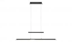 Fischer-Honsel LED-Pendelleuchte, schwarz-matt/Rauchglas -Innenleuchten Verkaufsladen 11685438 9 202202242232