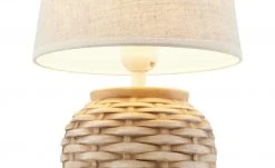 KHG Keramik-Tischleuchte, 1-flammig in Korboptik -Innenleuchten Verkaufsladen 11685468 4 202010200742