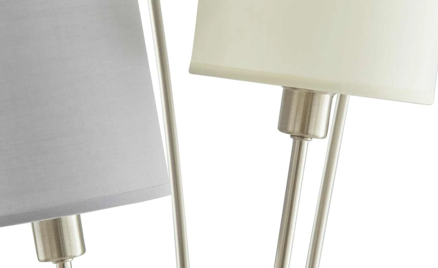 HOME STORY Stehleuchte, 4-flammig, Stoffschirme 7 HOME STORY Stehleuchte, 4-flammig, Stoffschirme – Bild 7