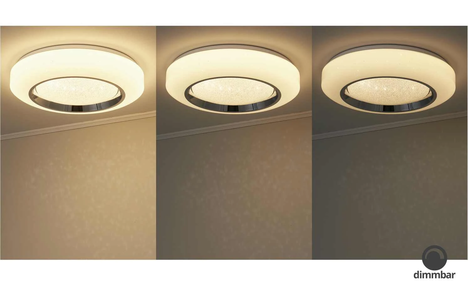 KHG LED-Deckenleuchte, 1-flammig mit Sterneneffekt 2 KHG LED-Deckenleuchte, 1-flammig mit Sterneneffekt – Bild 2