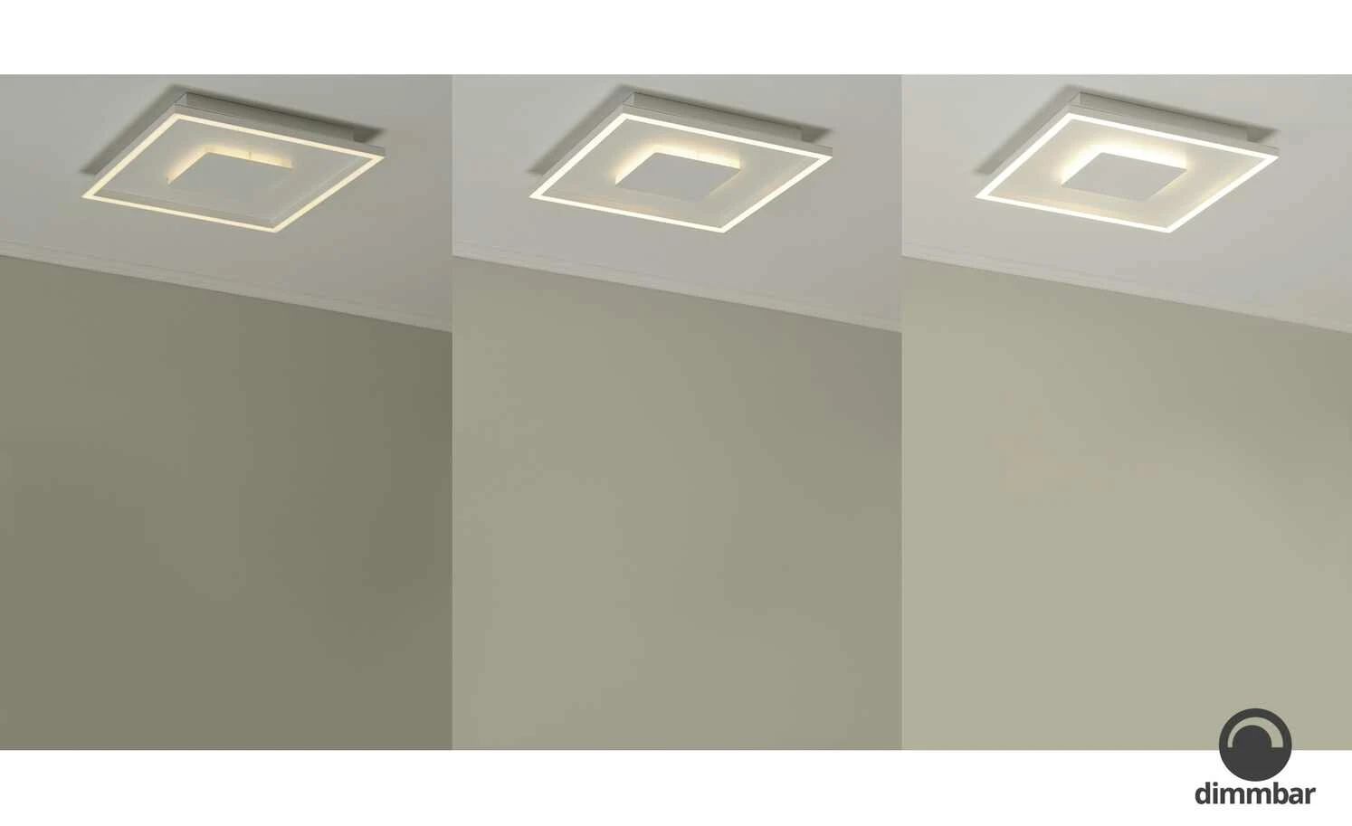 KHG LED-Deckenleuchte weiß, ´quadrat, klein´ | 32|W 2 KHG LED-Deckenleuchte weiß, ´quadrat, klein´ | 32|W – Bild 2