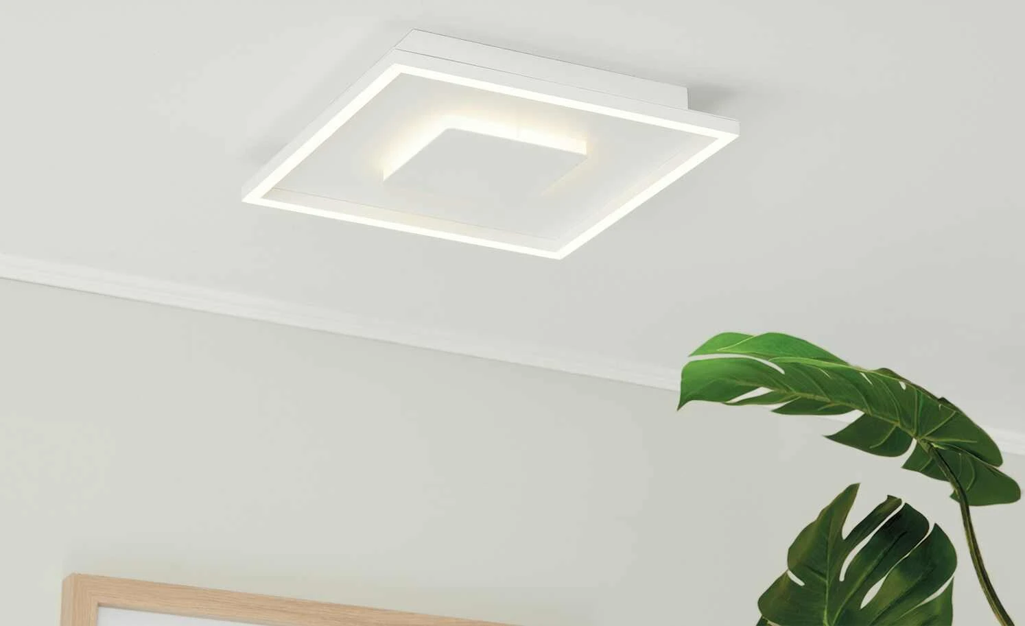 KHG LED-Deckenleuchte weiß, ´quadrat, klein´ | 32|W 1 KHG LED-Deckenleuchte weiß, ´quadrat, klein´ | 32|W