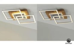 LED-Deckenleuchte, 2-flammig, Asteiche -Innenleuchten Verkaufsladen 11685611 3 202009032245