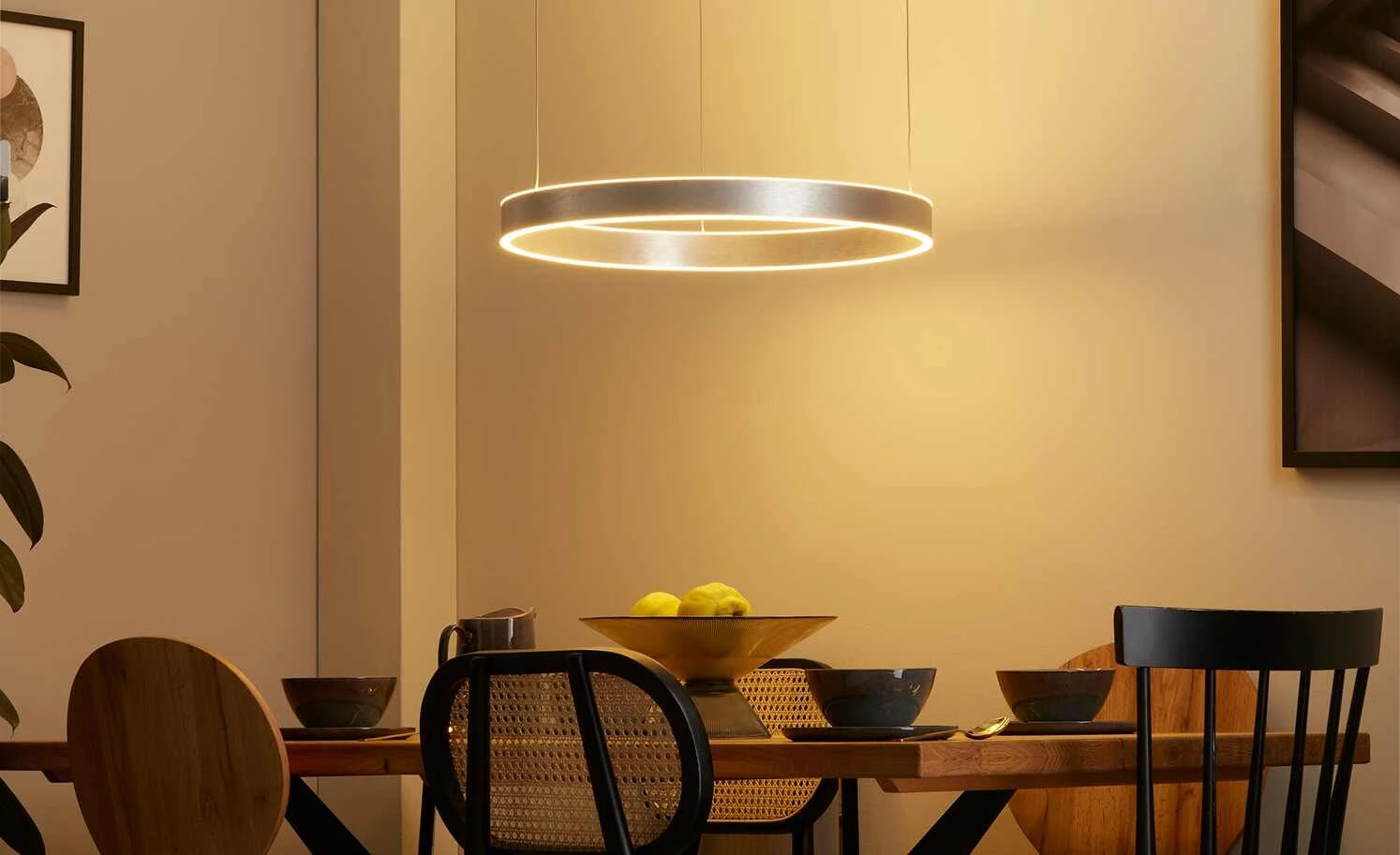 B-Leuchten LED-Pendelleuchte Alu-matt 2 B-Leuchten LED-Pendelleuchte Alu-matt – Bild 2