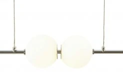 Meisterleuchten LED-Pendelleuchte, 6-flammig, chrom, Glaskugeln -Innenleuchten Verkaufsladen 11685701 5 202109141233