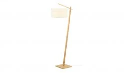 KHG Bambus-Stehleuchte, 1-flammig, Leinenschirm -Innenleuchten Verkaufsladen 11685712 4 202111292234