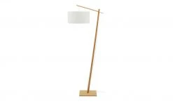 KHG Bambus-Stehleuchte, 1-flammig, Leinenschirm -Innenleuchten Verkaufsladen 11685712 8 202111292234