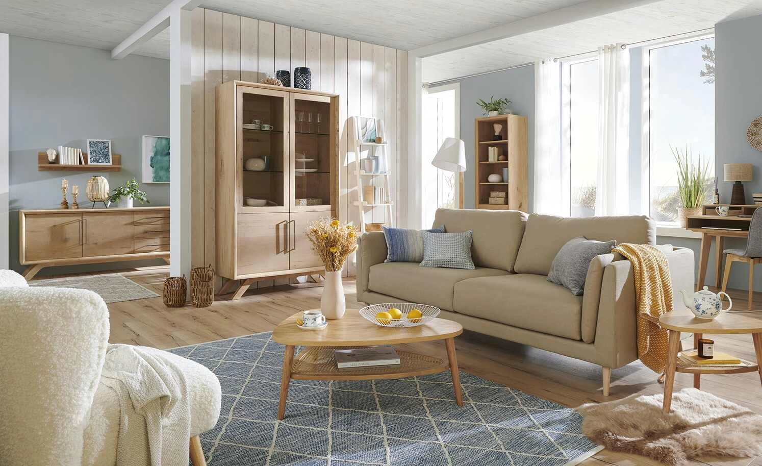 KHG Bambus-Leseleuchte, 1-flammig 1 KHG Bambus-Leseleuchte, 1-flammig