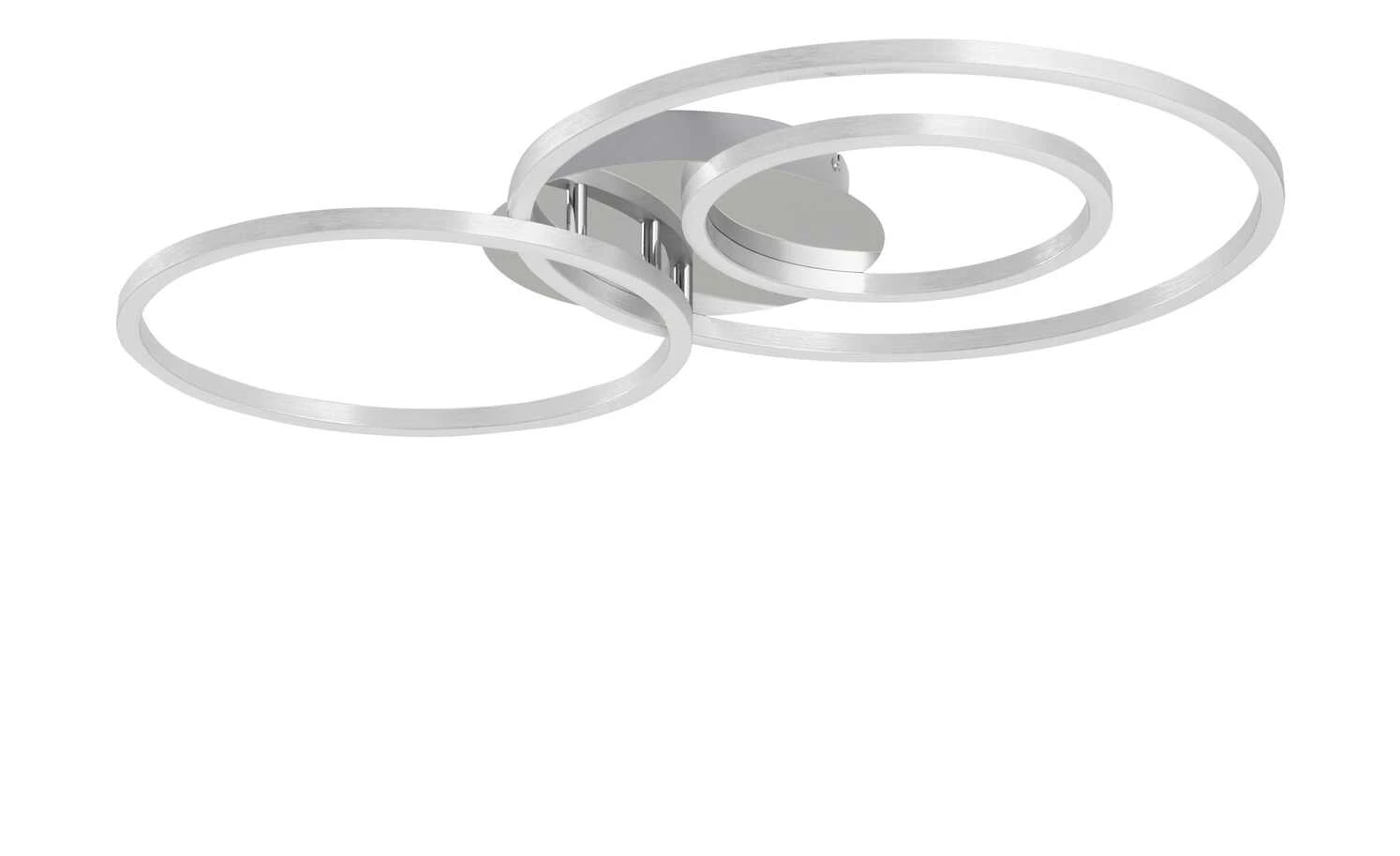 Meisterleuchten LED-Deckenleuchte, Aluminium gebürstet, 3-Kreise 4 Meisterleuchten LED-Deckenleuchte, Aluminium gebürstet, 3-Kreise – Bild 4