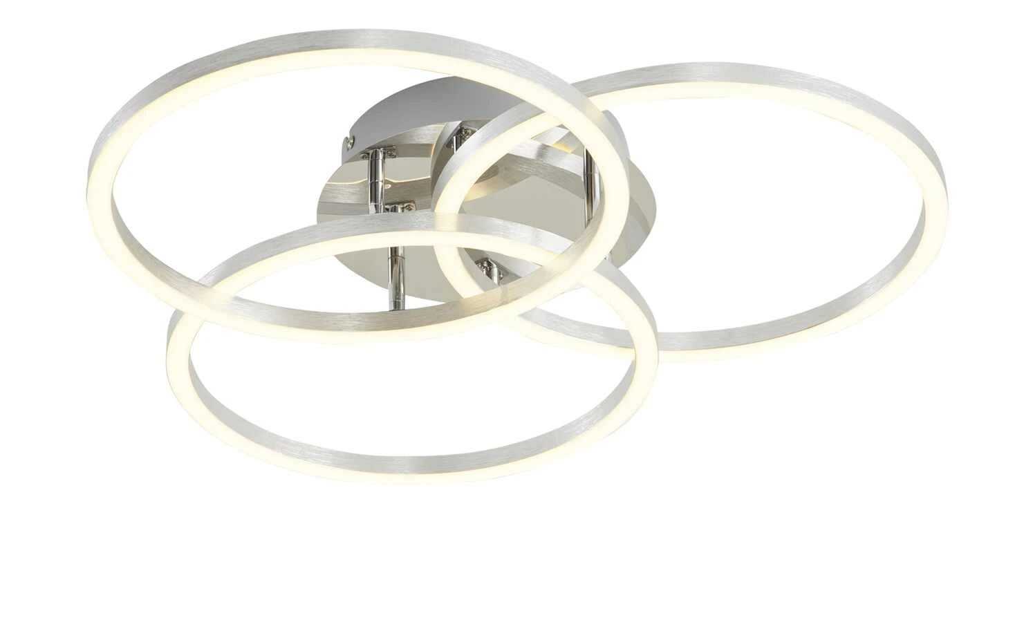 Meisterleuchten LED-Deckenleuchte, Alu-gebürstet, Kreise 4 Meisterleuchten LED-Deckenleuchte, Alu-gebürstet, Kreise – Bild 4