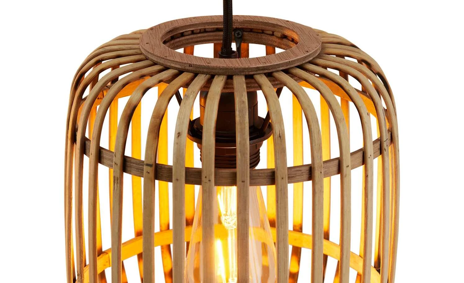 Pendelleuchte 3-flammig, Bambusschirm 4 Pendelleuchte 3-flammig, Bambusschirm – Bild 4