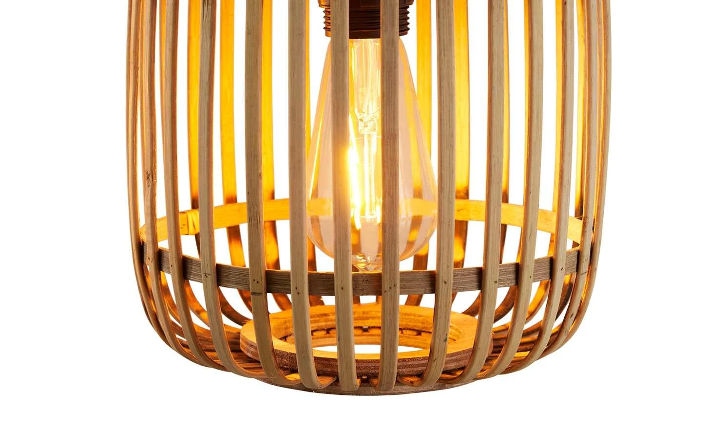 Pendelleuchte 3-flammig, Bambusschirm 5 Pendelleuchte 3-flammig, Bambusschirm – Bild 5