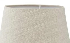 Tischleuchte, 1-flammig, Stoffschirm grau `mittel´ | 41|cm -Innenleuchten Verkaufsladen 11685734 3 202008202250