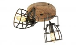 Deckenleuchte, 2-flammig, Holz/Metall -Innenleuchten Verkaufsladen 11685737 3 202009112239