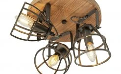 Deckenleuchte, 3-flammig, Holz/Metall 8 Deckenleuchte, 3-flammig, Holz/Metall -Innenleuchten Verkaufsladen 11685738 3 202009112239