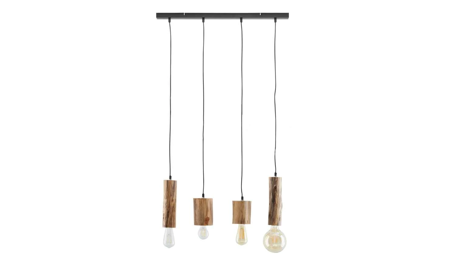 Pendelleuchte, 4-flammig, Eukalyptus-Holz 5 Pendelleuchte, 4-flammig, Eukalyptus-Holz – Bild 5