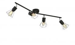 Deckenstrahler, 4-flammig, Draht schwarz 8 Deckenstrahler, 4-flammig, Draht schwarz -Innenleuchten Verkaufsladen 11685749 1 202012032240