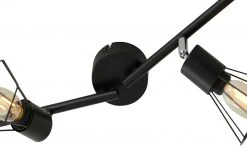 Deckenstrahler, 4-flammig, Draht schwarz 11 Deckenstrahler, 4-flammig, Draht schwarz -Innenleuchten Verkaufsladen 11685749 6 202101202235