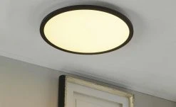 Paul Neuhaus LED-Deckenleuchte, Schwarz, rund