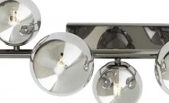 Meisterleuchten Deckenleuchte, 5-flg. schwarzchrom/Rauchglas -Innenleuchten Verkaufsladen 11685859 1 202107081239